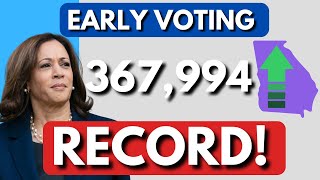 EARLY VOTING RECORD in Georgia Did it help Democrat or Republicans [upl. by Gerrit496]