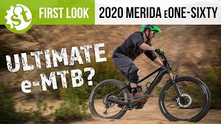 2020 Merida eOneSixty eMTB slimmer with carbon amp all new Shimano battery tech [upl. by Atener453]