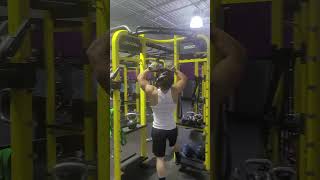 Planet Fitness DipPullStand calisthenics worldstarhiphop streetworkout rambo weightloss [upl. by Ahsratan]