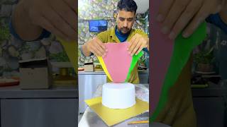 How to make bridal lehenga cake designs cake youtubeshorts cakedesignstallcakeminicakeshop1 [upl. by Aerdied]