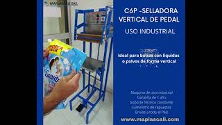 SELLADORA VERTICAL PARA BOLSAS PLASTICAS [upl. by Alinna682]