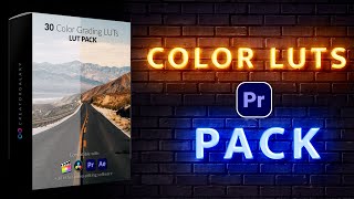 Color Luts For Premiere Pro  Premiere Pro Color Grading Presets [upl. by Aiem]