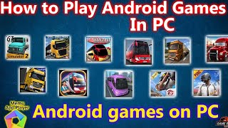 How to Play Android Games In PC  Memu Play [upl. by Candie492]