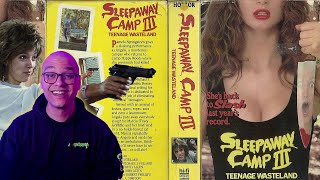 First Time Watching SLEEPAWAY CAMP III TEENAGE WASTELAND  Horror Movie Reaction amp Commentary [upl. by Adidnere263]