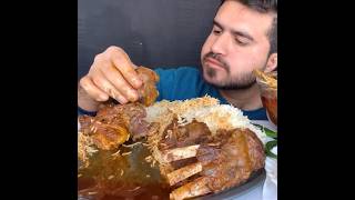 ASMR EATING SPICY MUTTON CURRY🔥 BASMATI RICE  shorts mukbangnasmreating mukbangasmr asmr [upl. by Tolman]