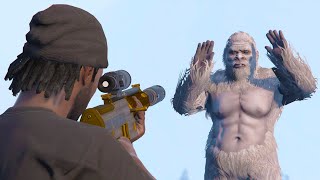 Hunting The YETI in GTA 5 Online [upl. by Aisercal]