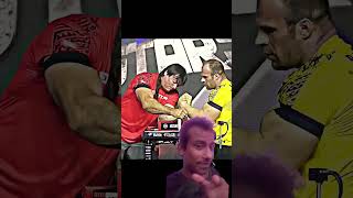 STRONGEST HOOK EVER VS NO LIMITS DENIS Cyplenkov vs Devon larratt armwrestling shorts viralvideos [upl. by Essej]