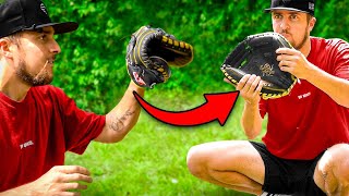 Rawlings VS Wilson Catchers Mitts 1 Ranked Box BreakIn [upl. by Dayir]