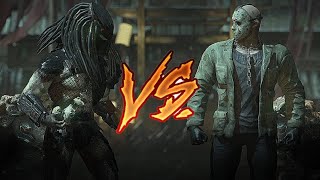 MORTAL KOMBAT X  PREDATOR VS JASON VOORHEES HARD [upl. by Norrag316]