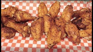 Super Crispy amp Spicy Naked WINGS using Baking Powder  3813 [upl. by Chicky]