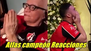 ASÍ REACCIONARON LOS AFICIONADOS DE ATLAS AL CAMPEONATO ATLAS CAMPEON REACCIONES ROMPE LA MALDICIÓN [upl. by Trilly355]