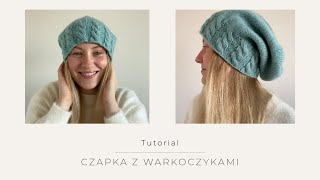 TUTORIAL  jak zrobić czapkę z warkoczykami cz1 [upl. by Zeta]