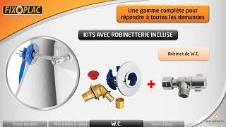 robinetterie Découvrez le kit de fixation FIXOPLAC [upl. by Ettevi]