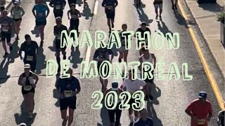 Marathon de Montréal 2023 Montreal Marathon 2023 [upl. by Aihsilef]