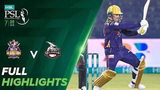 Full Highlights  Quetta Gladiators vs Lahore Qalandars  Match 15  HBL PSL 7  ML2T [upl. by Konikow]