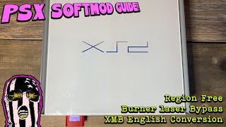 SONY PSX DESR SOFTMOD GUIDE Region Free  Laser Bypass  English Conversion [upl. by Marylee]