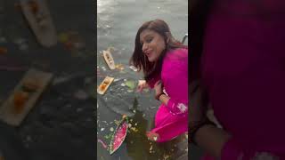 Banana stems are makeshift boats being floated by Mamun on Kartika Purnima [upl. by Attekram]