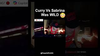 Sabrina Vs Steph Curry WAS INSANE 😬 [upl. by Asaeret]