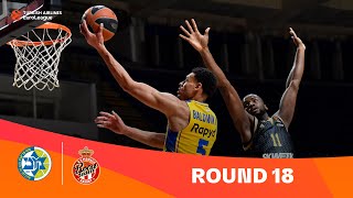 Maccabi Playtika Tel AvivAS Monaco  Round 18 Highlights  202324 Turkish Airlines EuroLeague [upl. by Elianore434]