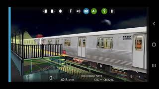 hmmsim 2 R46 G train Departing Oakwood heights [upl. by Anileve]