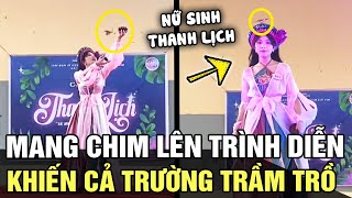 Nữ sinh với màn trình diễn lấy chủ đề ĐẤT LÀNH CHIM ĐẬU cực đỉnh khiến cả trường BÙNG NỔ  TÁM TV [upl. by Dloraj]