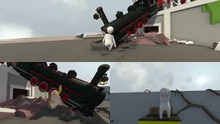 Human Fall Flat 3 Player Splitscreen Coop [upl. by Most]