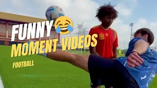 FUNNY MOMENT VIDEOS FOOTBALL SOCCER FAIL SKILLS amp GOALS [upl. by Lledroc]