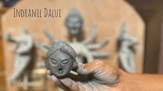 Durga ma  Durga Thakur  Indranil Dalui  Durga video  sculpture  Durga God [upl. by Pen]