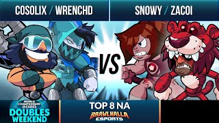 Cosolix amp Wrenchd vs Snowy amp Zacoi  Top 8  BCX Doubles 2020  2v2 NA [upl. by Michell390]