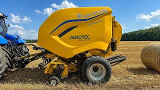 agrotec  Bemutatjuk a New Holland ProBelt hengeres bálázót [upl. by Notloc]