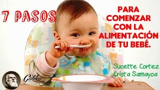 7 Pasos para comenzar con la alimentación de tu bebé ablactación y destete [upl. by Aihtiekal]