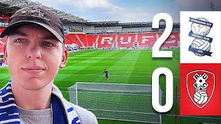 STANSFIELD STRIKES AGAIN BCFC VS ROTHERAM UNITED AWAY DAY VLOG [upl. by Renelle182]