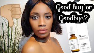 The Ordinary Ascorbic Acid 8 amp Alpha Arbutin 2 Skin Lightening Serum Review [upl. by Norford]