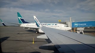 WestJet  WS1422  Boeing 737800  YEG  LAX  Economy Class [upl. by Gabbey]