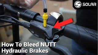 HOW TO Bleeding the Hydraulic NUTT Brake or most brakes [upl. by Innob944]