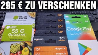 Amazon Guthaben zu verschenken wer 295 Euro viel Glück und frohe Weihnachten [upl. by Akineg]