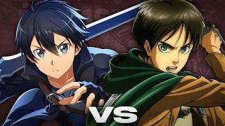 Eren vs Kirito Épicas Batallas de Rap del Frikismo  Keyblade [upl. by Atiras]