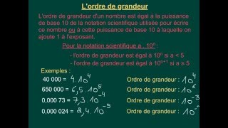 74 Ordre de grandeur [upl. by Ysac]