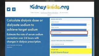 hyponatremia management on continuous dialysis [upl. by Yecaj]