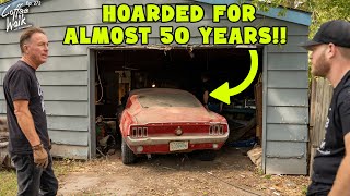 RESCUED Hoarded 1967 Candy Apple Red Mustang Fastback [upl. by Karen]