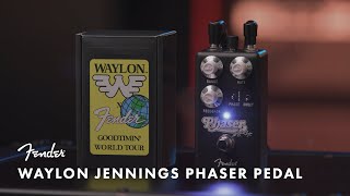 The Waylon Jennings Phaser Pedal  Artist Signature Series  Fender [upl. by Kahcztiy]