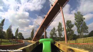 Tidal Wave POV  Crealy Adventure Park Devon [upl. by Amrak406]