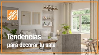 Conoce las tendencias para decorar tu sala  Decoración [upl. by Yecal376]