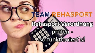 Rehasport Verordnung prüfen so funktionierts Tutorial vom Team Rehasport [upl. by Schapira]