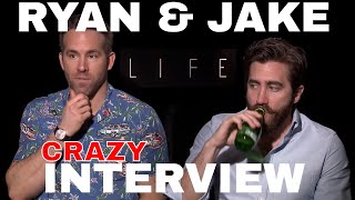 Ryan Reynolds amp Jake Gyllenhaal HILARIOUS interview for LIFE film [upl. by Darda996]