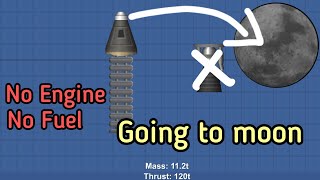 Going to Moon without engine  Spaceflight simulator [upl. by Goode989]