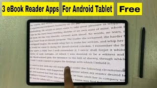 3 Best eBook Reader Apps on Android Tablets for Free [upl. by Clarine]