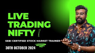 Bank Nifty50OCT 30th Live Options Trading todayBankNiftyTradingLive2024 Learn Trading Easy Way [upl. by Timrek142]