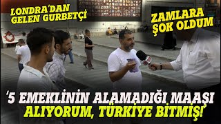 quot5 EMEKLİNİN ALAMADIĞI MAAŞI ALIYORUMquot SOKAK RÖPORTAJI [upl. by Ragnar]