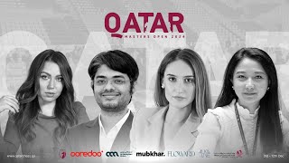 Qatar Masters 2024 R7 w GM Srinath Narayanan and IM Irene Sukandar [upl. by Lesab]